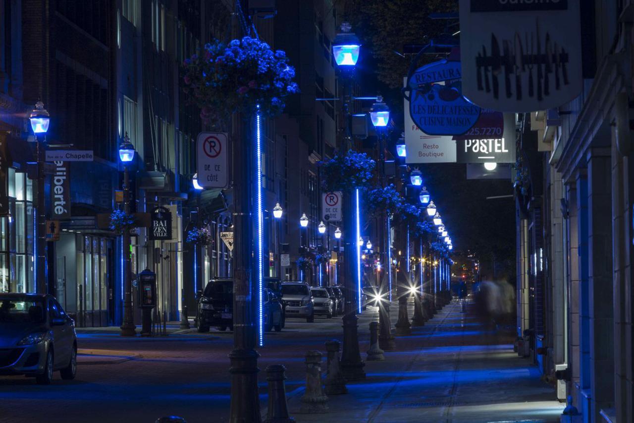 Aux Havres Urbains - Le Penthouse Du Kameleon Appartement Québec Buitenkant foto
