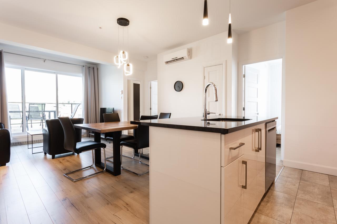 Aux Havres Urbains - Le Penthouse Du Kameleon Appartement Québec Buitenkant foto