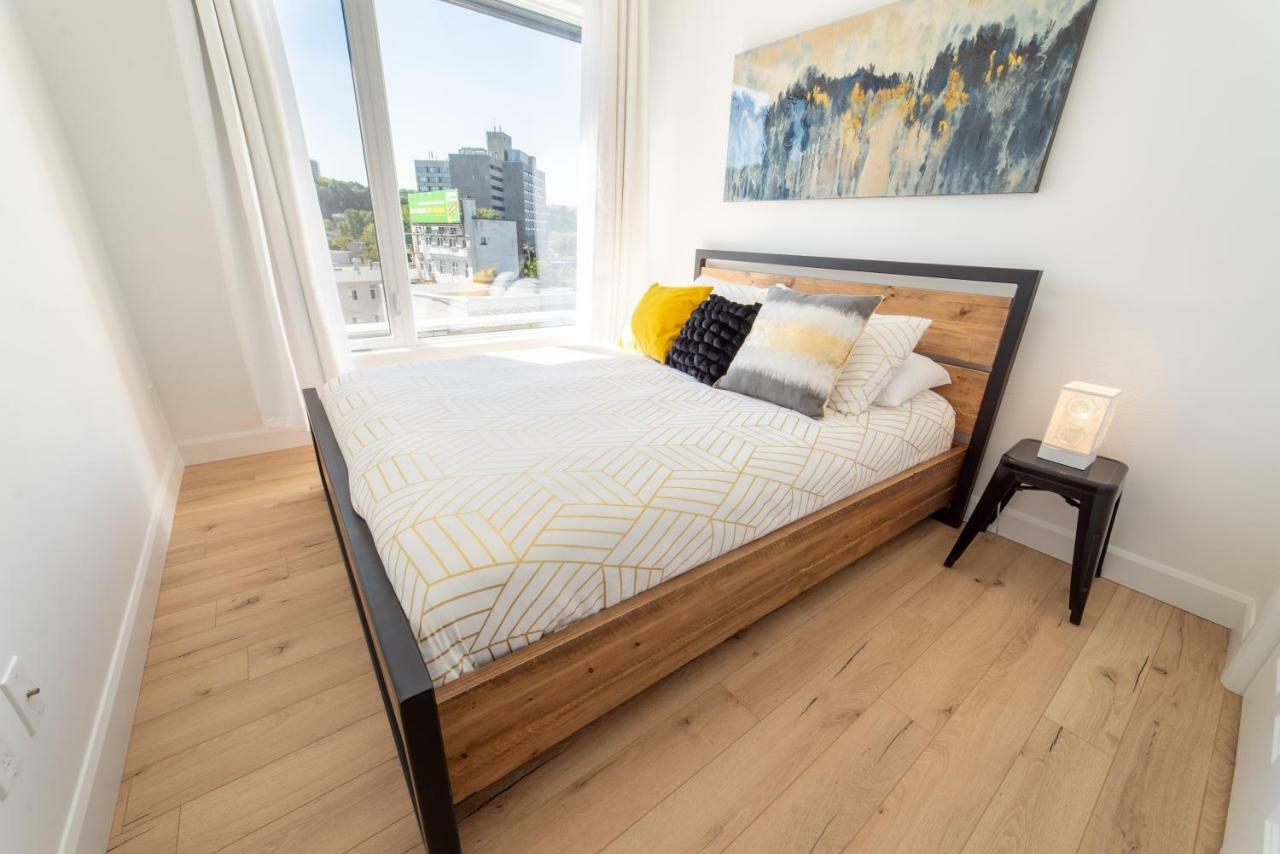 Aux Havres Urbains - Le Penthouse Du Kameleon Appartement Québec Buitenkant foto